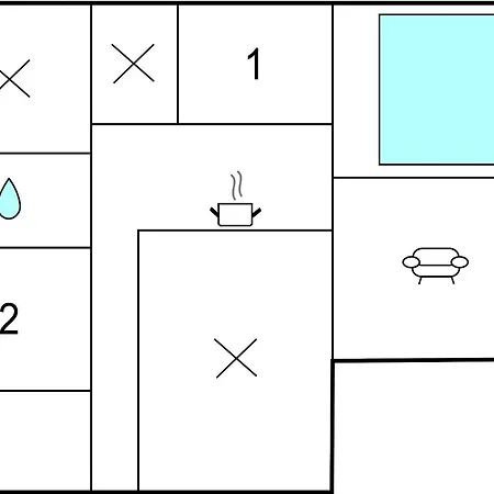 Norre Nebel 1 דירה *